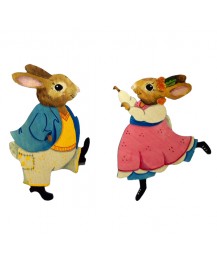 Dandelion & Digger Bunny Wall Plaques Dandelion & Digger Bunny Wall Plaques