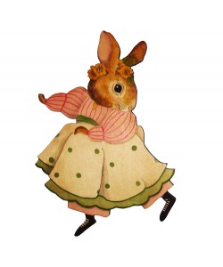 Primrose Bunny Wall Plaque Primrose Bunny Wall Plaque