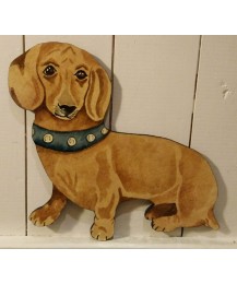 Dachshund Wooden Wall Plaque