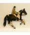 Galloping Horse & Rider Wall Plaque
