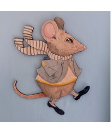 Ambrose Mouse Wall Plaque
