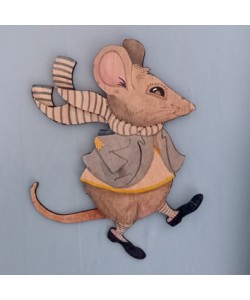 Ambrose Mouse Wall Plaque Ambrose Mouse Wall Plaque