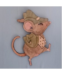 Boris Mouse Wall Plaque