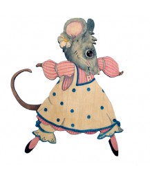 Daisy Mouse with Name Plaque