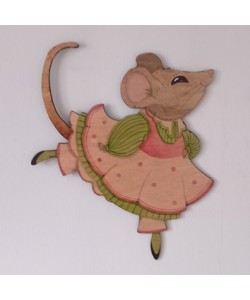 Nancy Mouse Wall Plaque