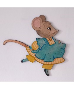 Violet Mouse Wall Plaque