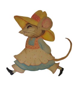 Ruby Mouse Wall Plaque