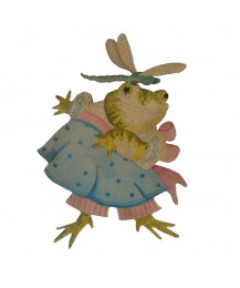 Prudence Frog Wall Plaque