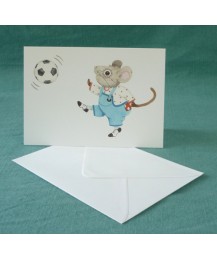 Jimmy with Football Card Jimmy with Football Card